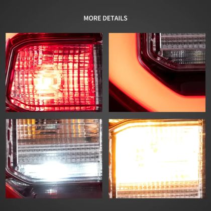 Диодни стопове за TOYOTA HILUX (2015-2022) - червени
