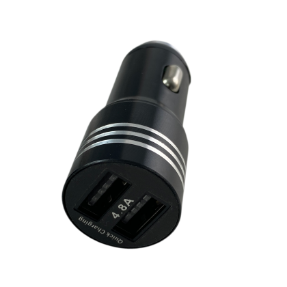 Автомобилно зарядно с 2 USB порта и 3 накрайника