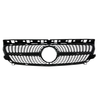 Решетка Mercedes W176 A-Class (2013-2015) - Diamond look, черна с хром лайсни