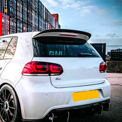 Спойлер антикрило за Volkswagen Golf 6 GTI / R - черен гланц