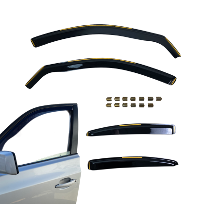 Ветробрани за Opel Astra J (2009+) sedan, hatchback - 4бр. предни и задни - черни