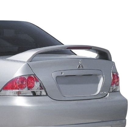 Спойлер за багажник за Mitsubishi Lancer (2005+) с трети стоп - черен гланц