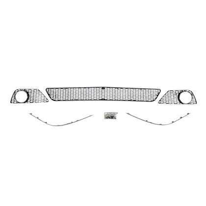 Решетка за Предна AMG броня за Mercedes W211 E-Class (2007-2009) - с капаци за халогени
