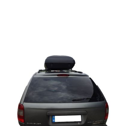 Автобокс Art Plast 200x79x38cm с ключ, 480 литра - черен карбон с двустранно отваряне