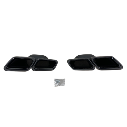 Накрайници за Mercedes E-Class W212 / S-Class W222 - черни