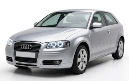 Кристални фарове Angel Eyes AUDI A3 (2003-2008) - хром
