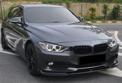 Добавка предна броня за BMW F30 (2011-2018) OEM стокова броня - черен гланц
