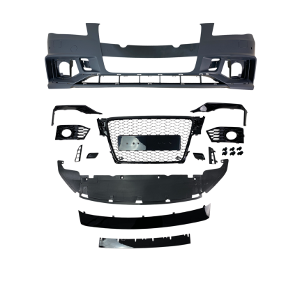 Предна броня за Audi A4 B8 (2008-2012) конверсия към Audi RS4 (2016-2019) - с отвори за парктроник