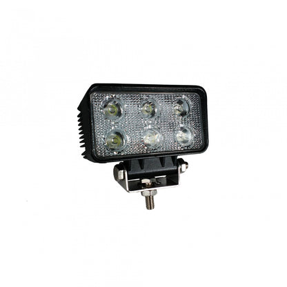 18W LED DRL дневни халогени светлини фар работна лампа 11см 6 диода 12/24V