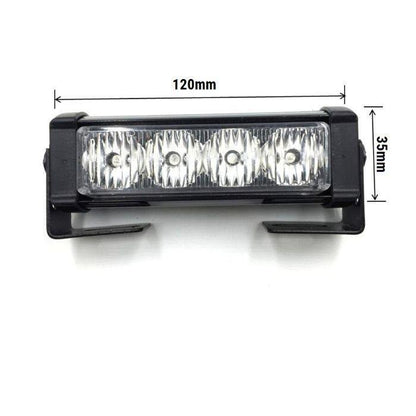 Сет 4бр LED аварийни лампи с контролер, Жълта блиц светлина 12V/24V