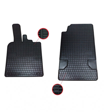 Комплект висококачествени гумени стелки за Smart Fortwo 2007+