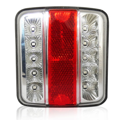 Комплект от 2 броя Мултифункционални Диодни LED стопове стоп задна светлина 12V 24V за бус камион ТИР ремарке каравана