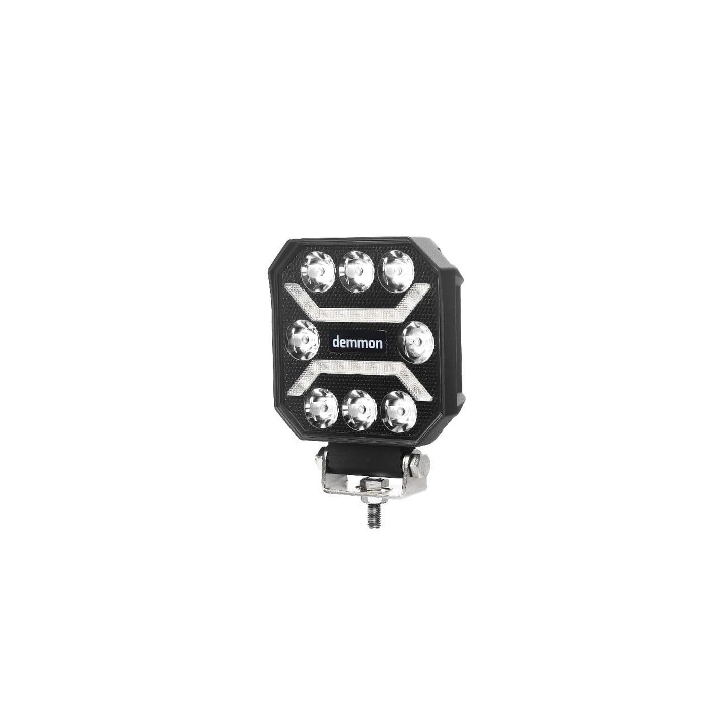 Универсална LED работна светлина 27W, 12-24V, бяла и оранжева светлина, E-mark E9
