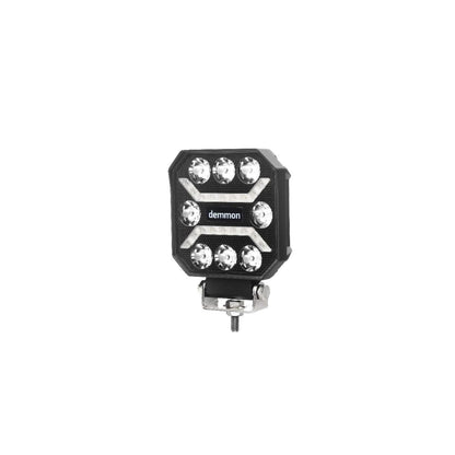 Универсална LED работна светлина 27W, 12-24V, бяла и оранжева светлина, E-mark E9