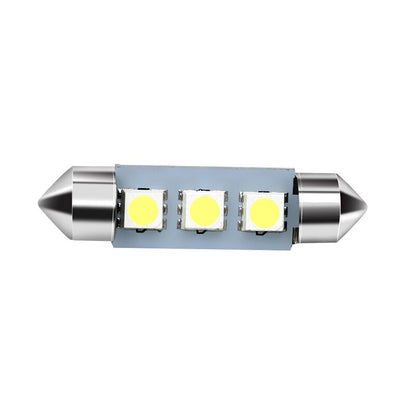 LED  Диодни Крушки, C5W, 3 Smd, 31mm, 12V, Бяла Светлина