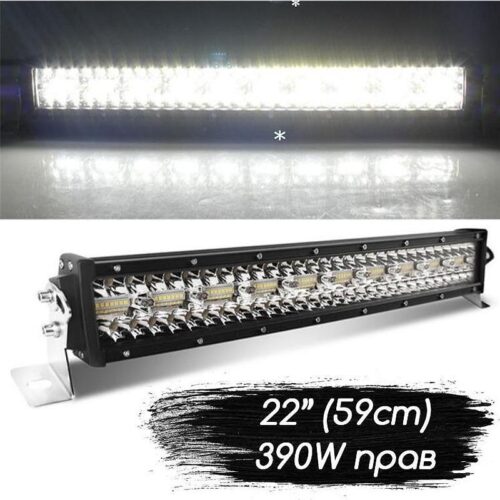 12D+ 22″ (59cm) LED BAR 390W bară de lumină LED curbată 6500K