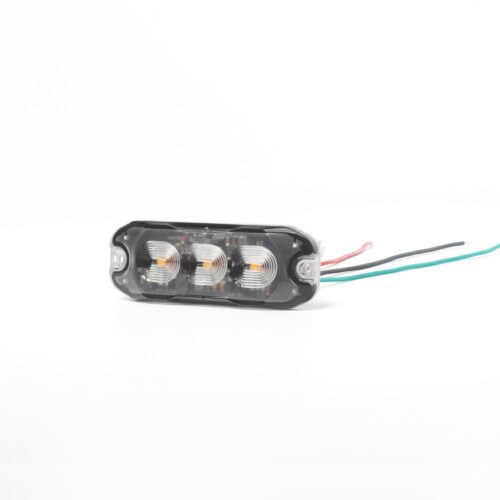 12-24V LED Жълта Аварийна Лампа Блиц Светлина Мигаща За Пътна Помощ Платформа и др. 8W с 4 режима 8х3 cm.