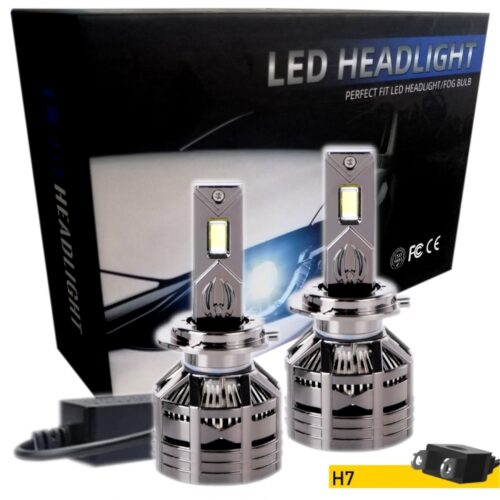 Комплект от 2 броя LED диодни крушки H7 Х7 12V 240W 24000lm за фарове Canbus без грешки 6000К