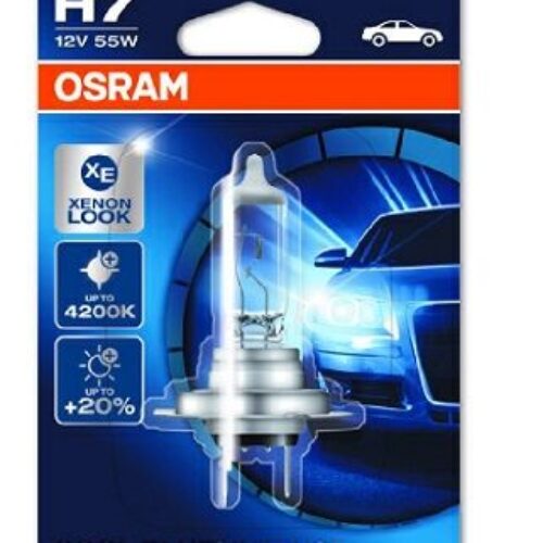 1 Брой Халогенна крушка за фар Osram H7 Cool Blue Intense, до 20%, 12V, 55W