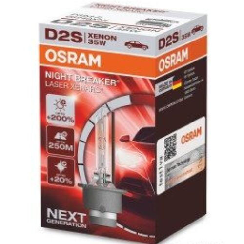 Крушка за фар xenon Osram D2S Night Breaker Laser +200%, 35W, P32d-2