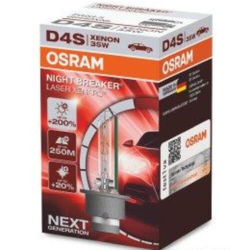 1 bec de faruri cu xenon Osram D4S Night Breaker Laser +200%, 35W, P32d-5