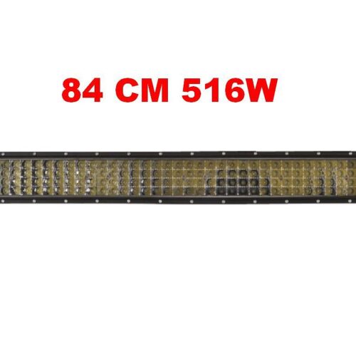 7D 32″ (84см) Мощен LED BAR 516W, Led Диоден Бар, Прожектор 12V 24V 4 Редов