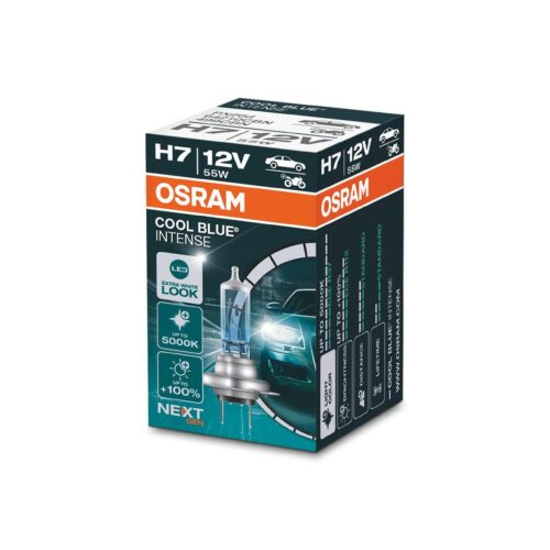 Халогенна крушка Osram H7 Cool Blue Intense Next Gen 12V, 55W, PX26d, 5000K, 1500lm