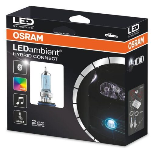 Комплект 2 броя хибридни лампи Osram тип HB4 серия Hybrid Connect 12V, 51W, P22d