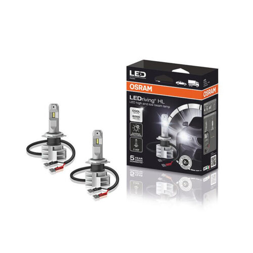 Комплект LED крушки Osram H7 LEDriving HL New Generation 67210CW за фарове, студено бяла светлина 6000K, 12V/24V, 14W, PX26d