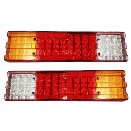 Set de 2 lumini de oprire cu LED-uri 12V 420mm x 110mm x 75mm potrivite pentru autobuz camion anvelope remorcă caravană