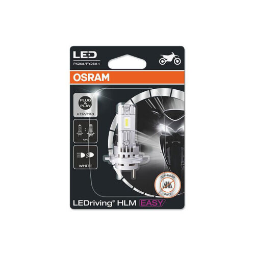 LED крушка Osram Easy H7/H18 12V, 16W, 6500K, 1400lm, 1 брой