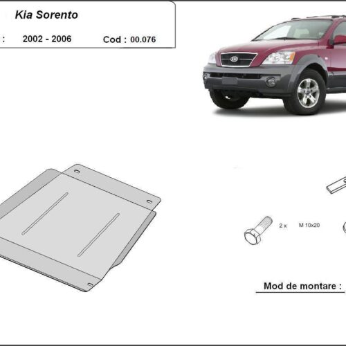 Метална кора под скоростна кутия KIA SORENTO от 2002 до 2006