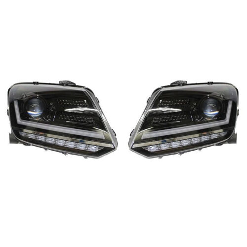 OSRAM LED фарове за Volkswagen Amarok сled 2010 година, черна основа