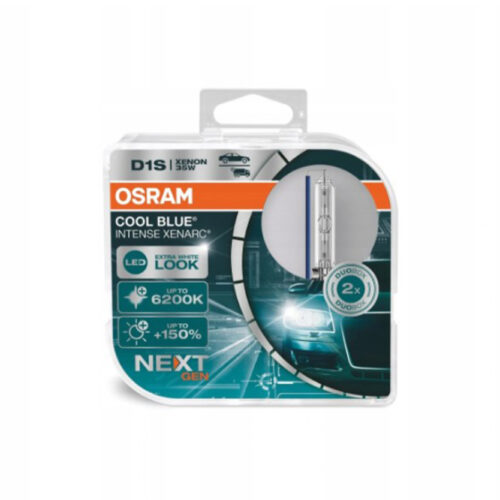 Комплект 2 броя ксенонови лампи D1S Osram Cool Blue Intense Next Gen 85V, 35W, PK32D-2, 6200K, 3200lm