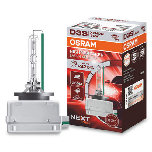 Ксенонова лампа Osram D3S Night Breaker Laser Next Gen 42V, 35W, PK32d-5, 4500K, 3200lm