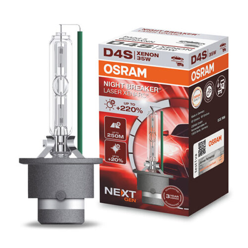 Ксенонова лампа Osram D4S Night Breaker Laser Next Gen 42V, 35W, P32d-5, 4500K, 3200lm